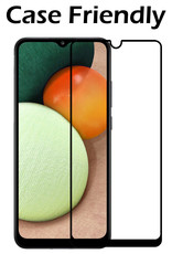 Nomfy Screenprotector Geschikt voor Samsung A03s Screenprotector Bescherm Glas - Screenprotector Geschikt voor Samsung Galaxy A03s Screen Protector Tempered Glass Full Screen Full Cover - 3 PACK