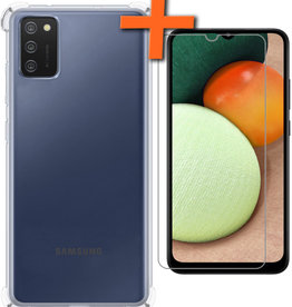 Nomfy Nomfy Samsung Galaxy A03s Hoesje Shockproof Met Screenprotector