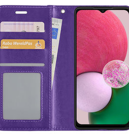 BASEY. BASEY. Samsung Galaxy A13 4G Hoesje Bookcase - Paars