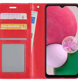 BASEY. BASEY. Samsung Galaxy A13 4G Hoesje Bookcase - Rood