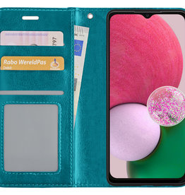 BASEY. BASEY. Samsung Galaxy A13 4G Hoesje Bookcase - Turquoise