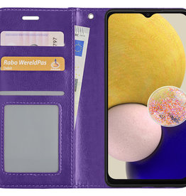 NoXx NoXx Samsung Galaxy A13 4G Hoesje Bookcase - Paars