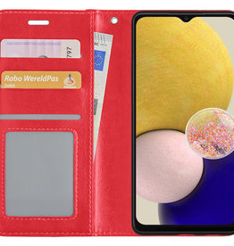 NoXx NoXx Samsung Galaxy A13 4G Hoesje Bookcase - Rood