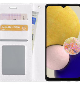 NoXx NoXx Samsung Galaxy A13 4G Hoesje Bookcase - Wit