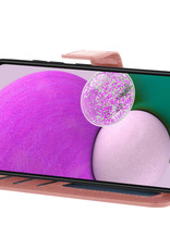 Nomfy Hoesje Geschikt voor Samsung A13 4G Hoes Bookcase Flipcase Book Cover - Hoes Geschikt voor Samsung Galaxy A13 4G Hoesje Book Case - Rosé goud