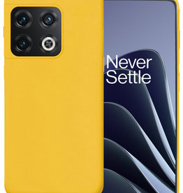 BASEY. BASEY. OnePlus 10 Pro Hoesje Siliconen - Geel