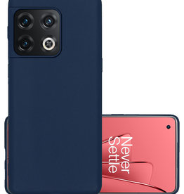 NoXx NoXx OnePlus 10 Pro Hoesje Siliconen - Donkerblauw