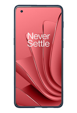 NoXx Hoes Geschikt voor OnePlus 10 Pro Hoesje Cover Siliconen Back Case Hoes - Donkerblauw