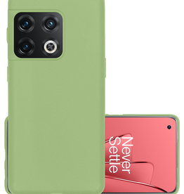 NoXx NoXx OnePlus 10 Pro Hoesje Siliconen - Groen