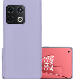 NoXx NoXx OnePlus 10 Pro Hoesje Siliconen - Lila