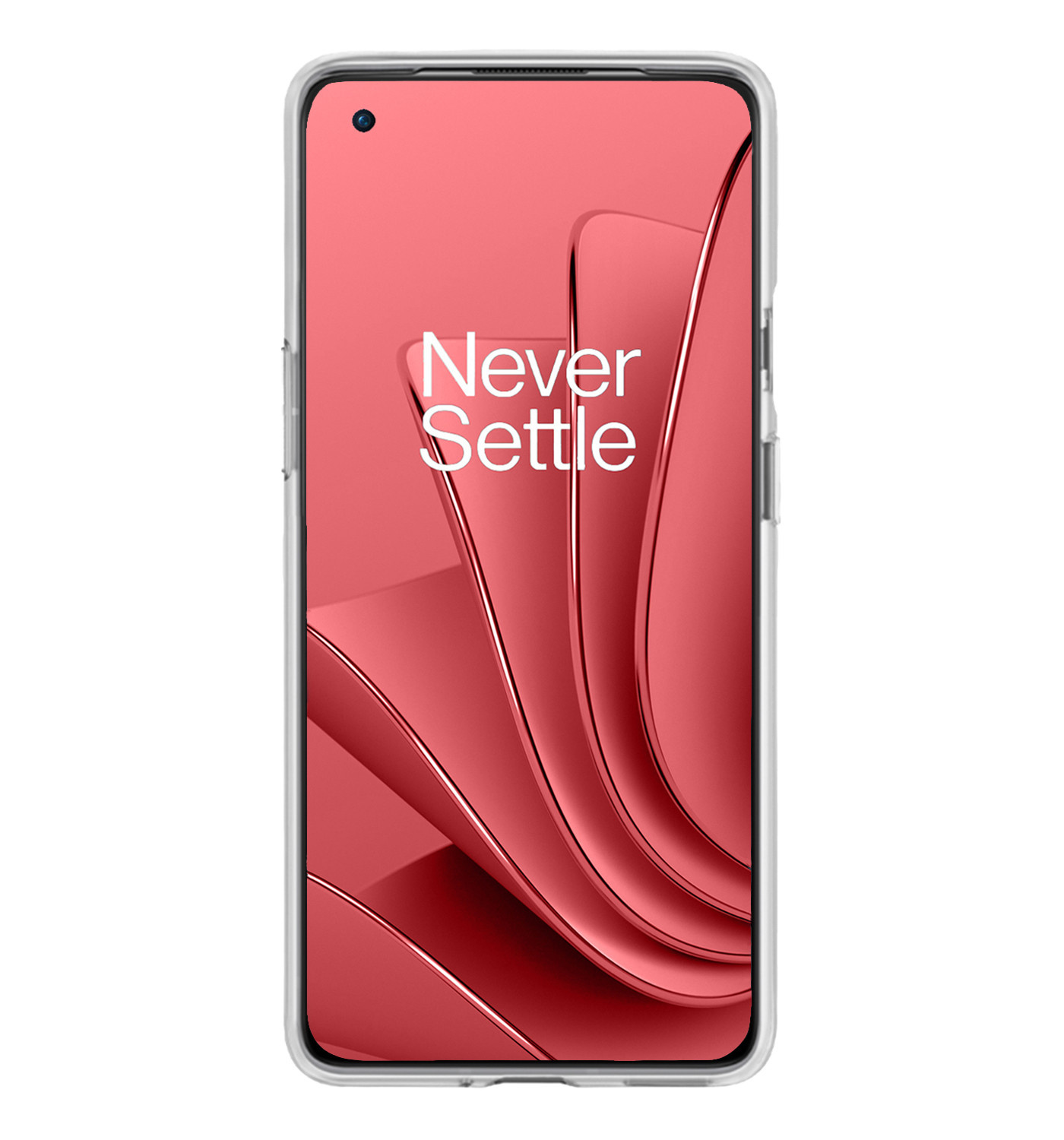 NoXx Hoes Geschikt voor OnePlus 10 Pro Hoesje Cover Siliconen Back Case Hoes - Transparant