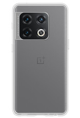 NoXx Hoes Geschikt voor OnePlus 10 Pro Hoesje Cover Siliconen Back Case Hoes - Transparant