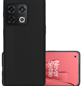 NoXx NoXx OnePlus 10 Pro Hoesje Siliconen - Zwart