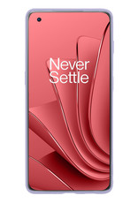NoXx Hoes Geschikt voor OnePlus 10 Pro Hoesje Cover Siliconen Back Case Hoes - Lila - 2x