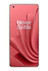 NoXx Hoes Geschikt voor OnePlus 10 Pro Hoesje Cover Siliconen Back Case Hoes - Wit - 2x