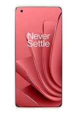 NoXx OnePlus 10 Pro Hoesje Back Cover Siliconen Case Hoes - Wit - 2x