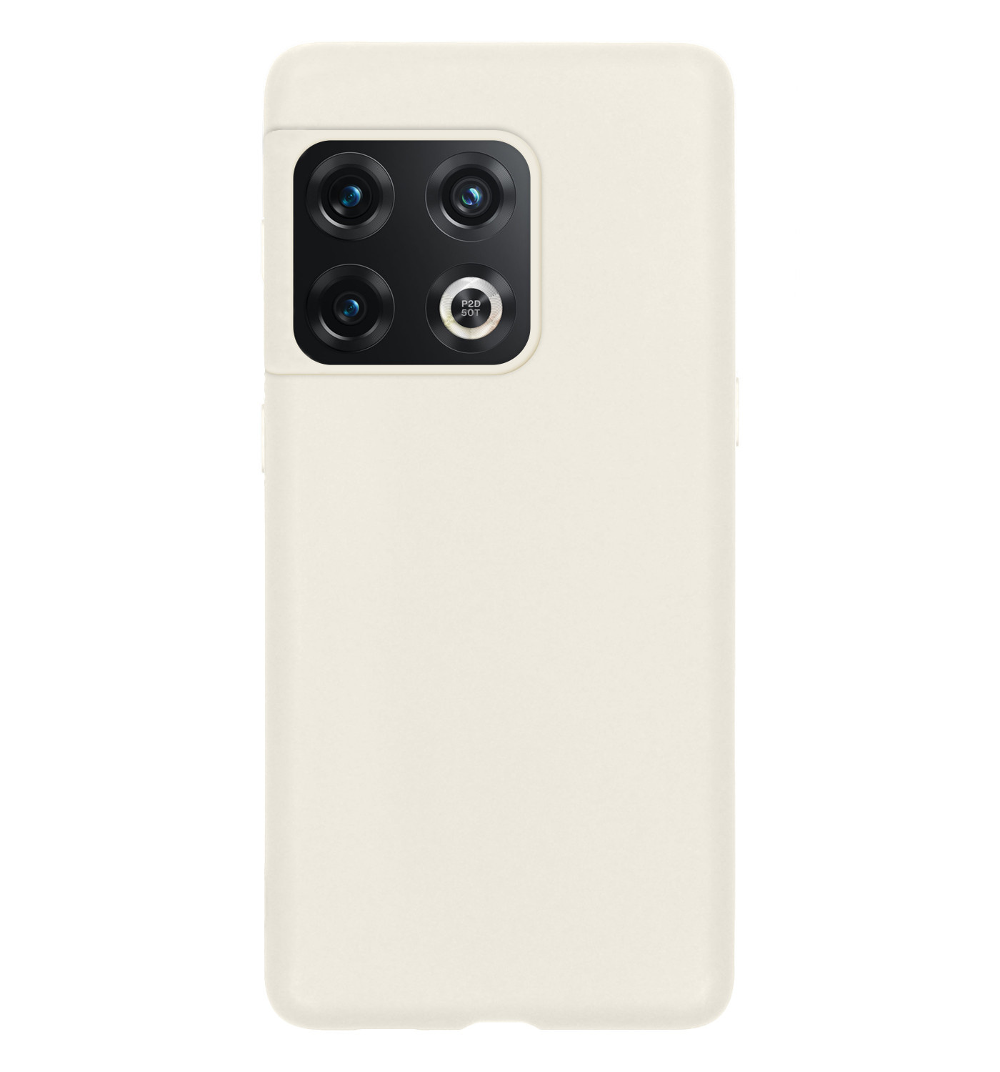 NoXx Hoes Geschikt voor OnePlus 10 Pro Hoesje Cover Siliconen Back Case Hoes - Wit - 2x