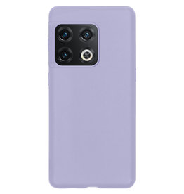 Nomfy Nomfy OnePlus 10 Pro Hoesje Siliconen - Lila