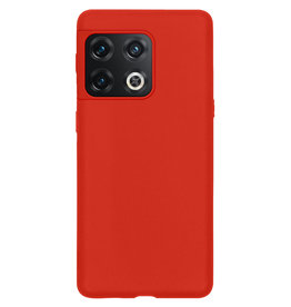 Nomfy Nomfy OnePlus 10 Pro Hoesje Siliconen - Rood