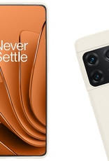 Nomfy Hoesje Geschikt voor OnePlus 10 Pro Hoesje Siliconen Cover Case - Hoes Geschikt voor OnePlus 10 Pro Hoes Back Case - Wit
