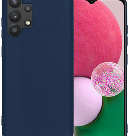 BASEY. BASEY. Samsung Galaxy A13 4G Hoesje Siliconen - Donkerblauw