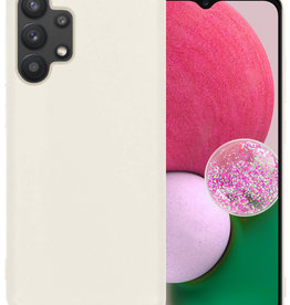 BASEY. BASEY. Samsung Galaxy A13 4G Hoesje Siliconen - Wit