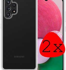 BASEY. BASEY. Samsung Galaxy A13 4G Hoesje Siliconen - Transparant - 2 PACK