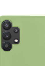NoXx Hoes Geschikt voor Samsung A13 4G Hoesje Cover Siliconen Back Case Hoes - Groen