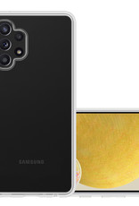 NoXx Hoes Geschikt voor Samsung A13 4G Hoesje Cover Siliconen Back Case Hoes - Transparant