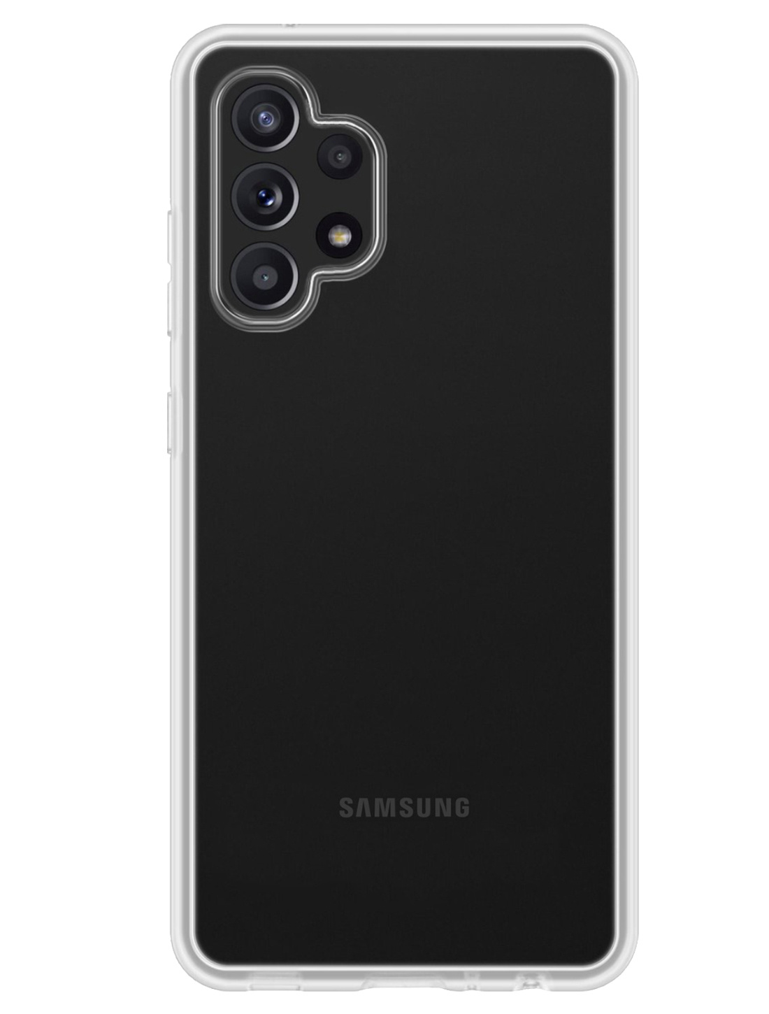 NoXx Hoes Geschikt voor Samsung A13 4G Hoesje Cover Siliconen Back Case Hoes - Transparant