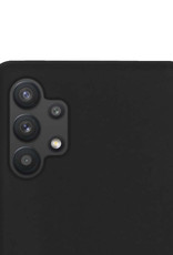 NoXx Hoes Geschikt voor Samsung A13 4G Hoesje Cover Siliconen Back Case Hoes - Zwart