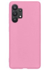 Samsung Galaxy A13 4G Hoesje Back Cover Siliconen Case Hoes - Licht Roze - 2x