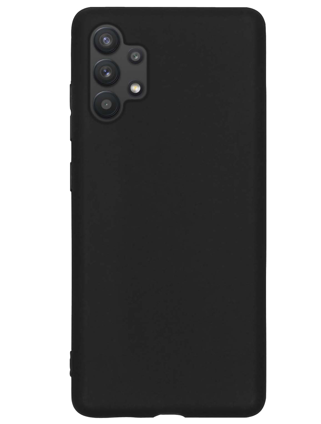 NoXx Hoes Geschikt voor Samsung A13 4G Hoesje Cover Siliconen Back Case Hoes - Zwart - 2x