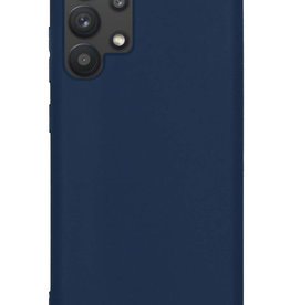 Nomfy Samsung Galaxy A13 4G Hoesje Siliconen - Donkerblauw