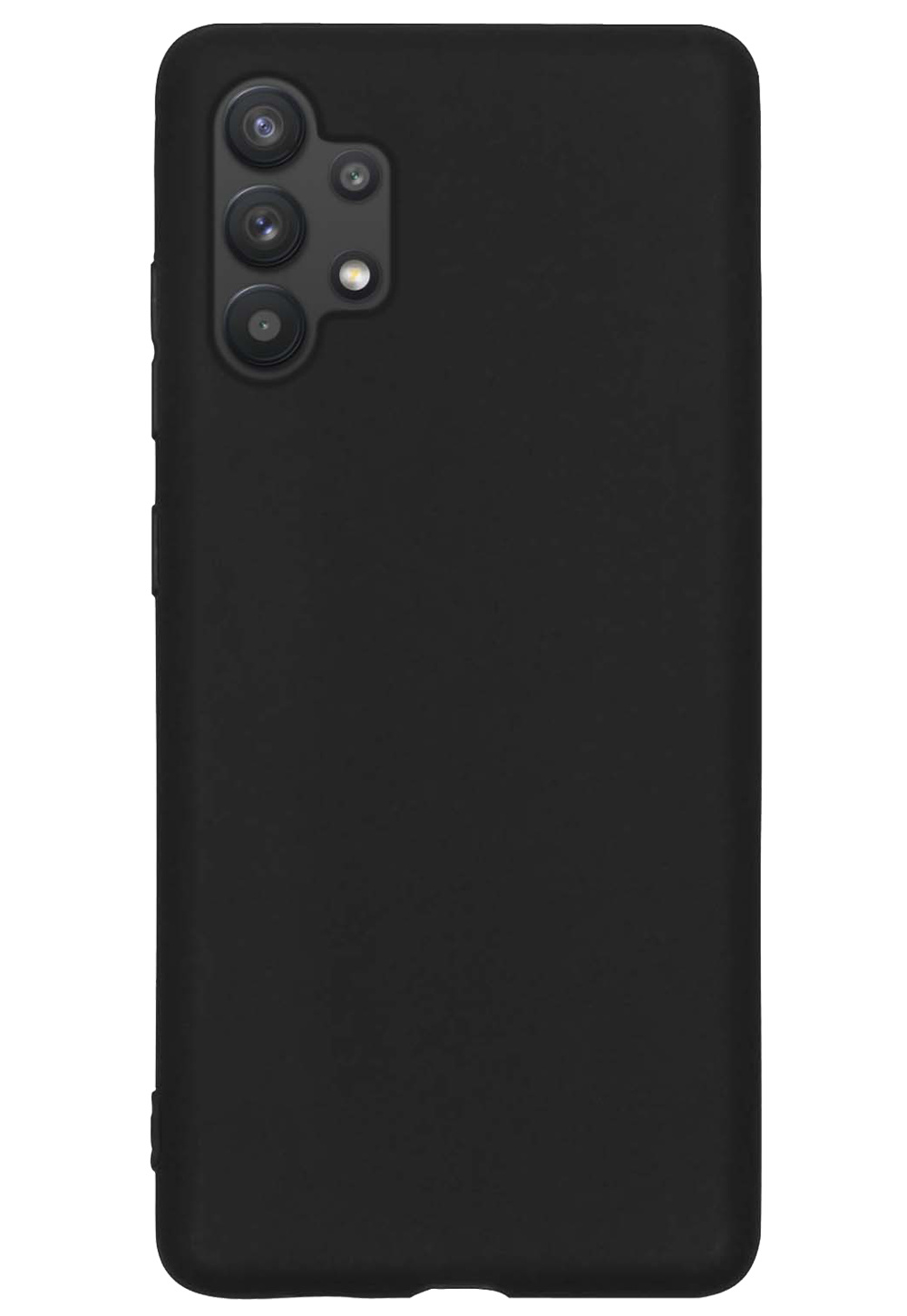 Nomfy Hoesje Geschikt voor Samsung A13 4G Hoesje Siliconen Cover Case - Hoes Geschikt voor Samsung Galaxy A13 4G Hoes Back Case - Zwart