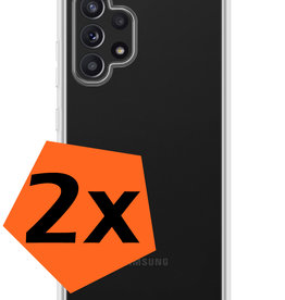 Nomfy Nomfy Samsung Galaxy A13 4G Hoesje Siliconen - Transparant - 2 PACK