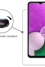 Nomfy Hoesje Geschikt voor Samsung A13 4G Hoesje Siliconen Cover Case Met 2x Screenprotector - Hoes Geschikt voor Samsung Galaxy A13 4G Hoes Back Case - Groen