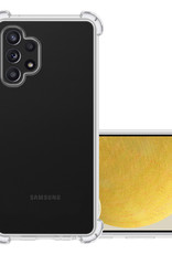 NoXx Hoes Geschikt voor Samsung A13 4G Hoesje Siliconen Cover Shock Proof Back Case Shockproof Hoes - Transparant