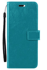 Samsung Galaxy A13 4G Hoesje Bookcase Met Screenprotector - Samsung Galaxy A13 4G Screenprotector - Samsung Galaxy A13 4G Book Case Met Screenprotector Turquoise