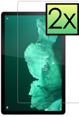 NoXx Lenovo Tab P11 Plus FHD Screenprotector Bescherm Glas Screen Protector 2 stuks
