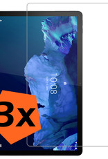 Nomfy Screenprotector Geschikt voor Lenovo Tab P11 Plus Screenprotector Bescherm Glas - Screen Protector Geschikt voor Lenovo Tab P11 Plus Screenprotector Tempered Glass - 3 PACK