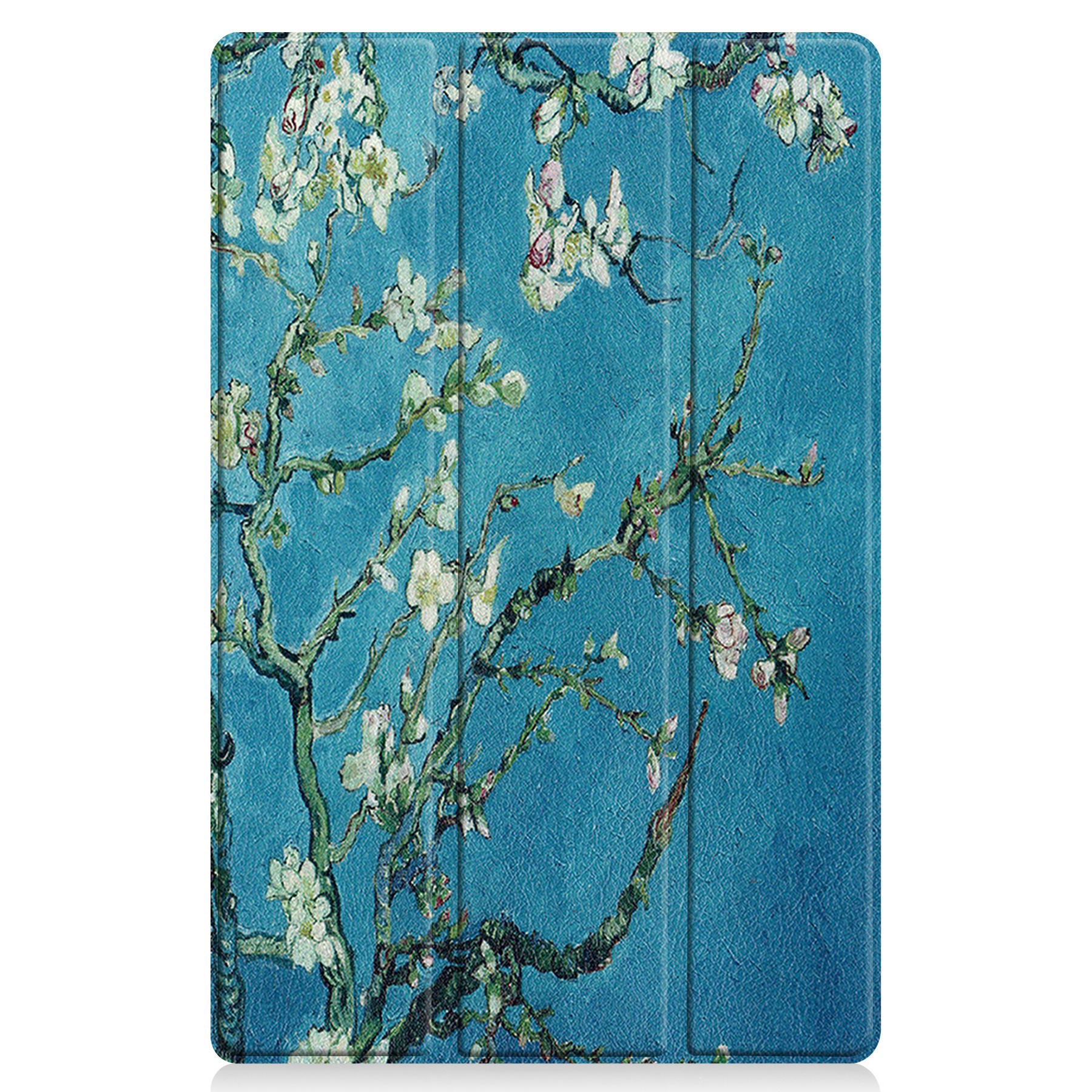 BASEY. Hoesje Geschikt voor Lenovo Tab P11 Plus Hoes Case Tablet Hoesje Tri-fold - Hoes Geschikt voor Lenovo Tab P11 Plus Hoesje Hard Cover Bookcase Hoes - Bloesem