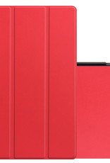 NoXx Hoesje Geschikt voor Lenovo Tab P11 Plus Hoesje Case Hard Cover Hoes Book Case - Rood