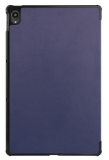 Nomfy Hoes Geschikt voor Lenovo Tab P11 Plus Hoes Tri-fold Tablet Hoesje Case - Hoesje Geschikt voor Lenovo Tab P11 Plus Hoesje Hardcover Bookcase - Donkerblauw