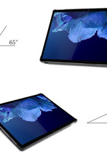 Nomfy Hoes Geschikt voor Lenovo Tab P11 Plus Hoes Tri-fold Tablet Hoesje Case - Hoesje Geschikt voor Lenovo Tab P11 Plus Hoesje Hardcover Bookcase - Eiffeltoren