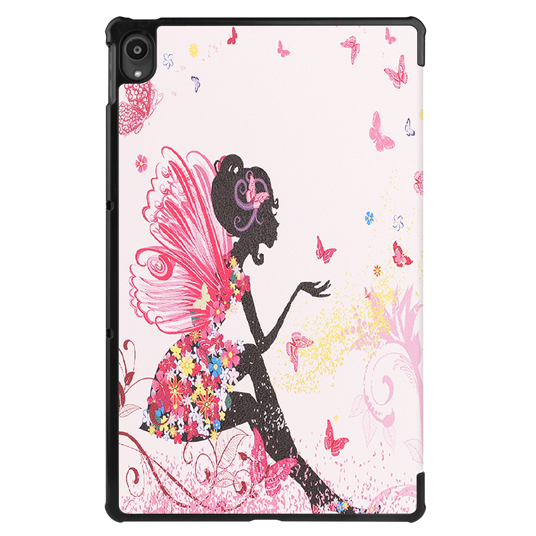 Nomfy Hoes Geschikt voor Lenovo Tab P11 Plus Hoes Tri-fold Tablet Hoesje Case - Hoesje Geschikt voor Lenovo Tab P11 Plus Hoesje Hardcover Bookcase - Elfje