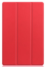 Nomfy Hoes Geschikt voor Lenovo Tab P11 Plus Hoes Tri-fold Tablet Hoesje Case - Hoesje Geschikt voor Lenovo Tab P11 Plus Hoesje Hardcover Bookcase - Rood
