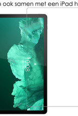 NoXx Hoesje Geschikt voor Lenovo Tab P11 Plus Hoesje Case Hard Cover Hoes Book Case Met Screenprotector - Lichtblauw