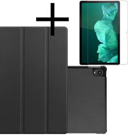 NoXx NoXx Lenovo Tab P11 Plus Hoes Met Screenprotector - Zwart