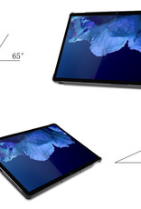 Nomfy Hoes Geschikt voor Lenovo Tab P11 Plus Hoes Tri-fold Tablet Hoesje Case Met Screenprotector - Hoesje Geschikt voor Lenovo Tab P11 Plus Hoesje Hardcover Bookcase - Eiffeltoren